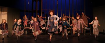 photo of theater production, Annie